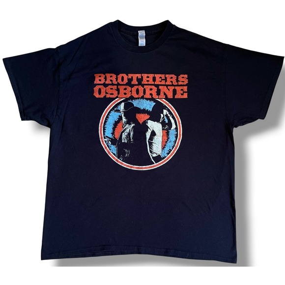 Gildan Other - Brothers Osborne Might As Well Be Us Tour Shirt Mens XL Black Country Music Tee